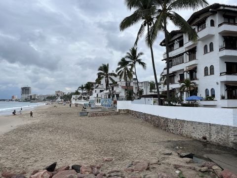 Playa Camarones north of the Malecón, Puerto Vallarta