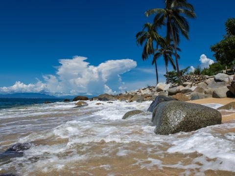 Playa Las Ánimas, boat-access beach south of Puerto Vallarta