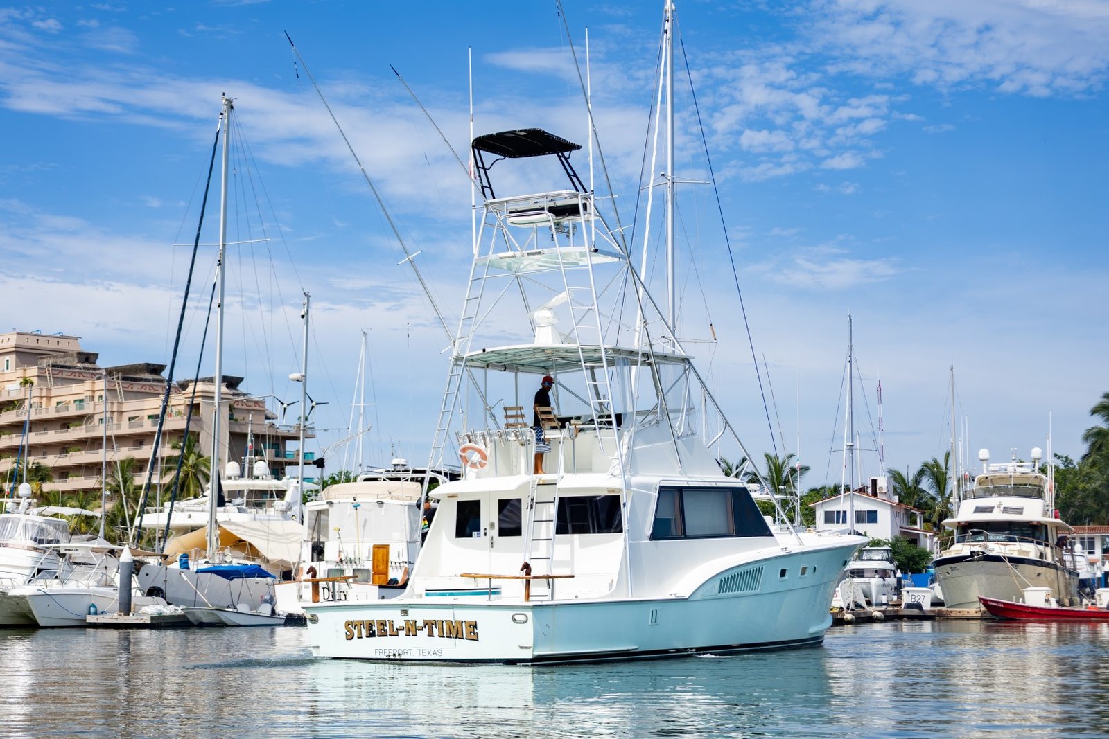 Steel n Time at her slip in Marina Nuevo Vallarta